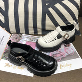 Versatile Women's British Style Spring Platform