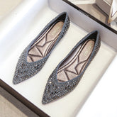 Women's Gold Glitter Rhinestone Summer Full Diamond