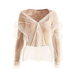 Long Sleeve Square Neck Sweater