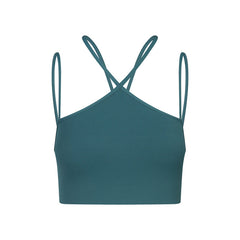 Thin Strap Beauty Back Push up Sports Bra