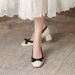 Women's French Style Retro Elegant Pumps Spring