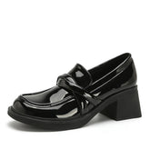 Women's Retro British Thick Bottom Slip-on