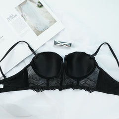 BH Plump Girls Dünne Push-Up-Unterwäsche Brust halten Verstellbarer Sport-BH