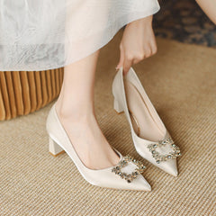 Women's Toe Not Tired Feet Satin High