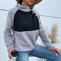 Langärmliges Fleece-Sweatshirt