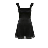 Balletcore Chiffon Strap Dress