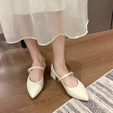 Talons épais et bas pour femmes, grandes tailles, printemps
