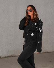 Veste en jean ample de Heavy Industry Beads