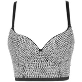 Besetzter Büstenhalter mit Hosenträgern, Weste, Oberbekleidung, leichtes Diamant-Tube-Top, Beauty-Back-Korsett
