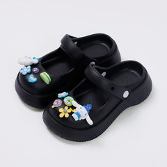 Klassische Damen Sommer Plateau Hausschuhe mit Feeling