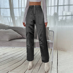 Salopette taille haute amincissante Pantalon décontracté Pantalon large Pantalon Pantalon