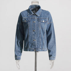 Sequ Tassel Jacket Loose All Matching Jeans Coat Top