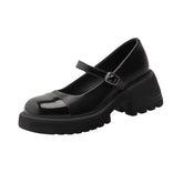 Black And White Color Matching College Style Female