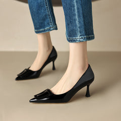Trendy Casual Women's Stiletto Spring Authentic Heels