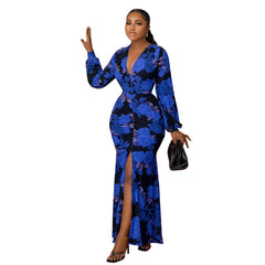 Robe ample imprimée