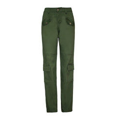 Jeans Pantalons à jambe droite Grandes poches amples Jeans cargo