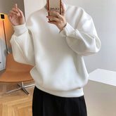 Fashionable Memory Cotton Sweater Thin Loose Idle Air Layer Top