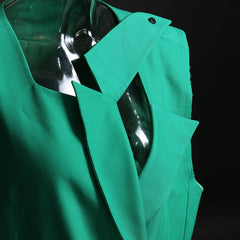 Manteau gilet asymétrique irrégulier avec personnalité