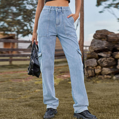 Pantalon de travail semi-élastique à personnalité assortie