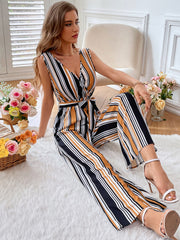Striped Jumpsuit