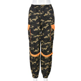 Camouflage Slim Fit Skinny Elastic Waist Casual Pants