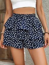 Short de bureau décontracté à imprimé floral assorti pour les vacances