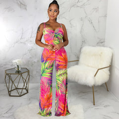 V Neck Strap Jumpsuit