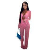 Night Club Bikini Sheer Mesh Three-Piece Suit