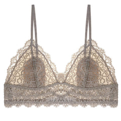 Breathable Underwear Thin Big Breast Rabbit Ears Underwear Ultra Thin Small Chest Lace Bra