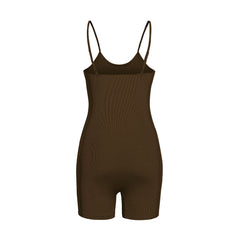 Strap Tight Jumpsuit Verstellbarer Schultergurt Yoga Sporthose