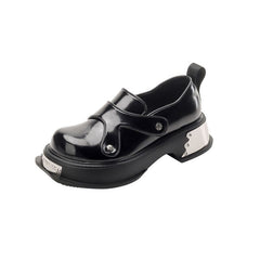 Women's Niche Height Increasing Vintage Platform British