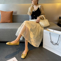 Women's Shallow Mouth Pumps Soft Bottom Surface Fat