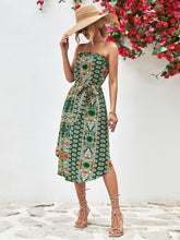 Robe imprimée à haut tube
