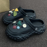 Chaussures d'été épaisses pour hommes, style coréen, pour femmes