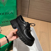 Women's Small Round Toe Height Increasing British Style