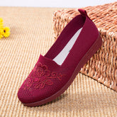 Women's Old Beijing Craft Net Low-cut Comfortable