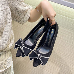 Women's Spring High Stiletto Pointed Shallow Mouth