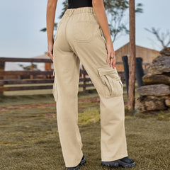Persönlichkeit Elastische Taille Denim Casual Overalls Hose