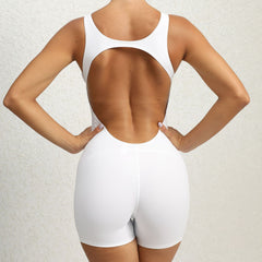 Quick Drying Nude Feel Yoga Training Fitness Integrated Hip Lifting Sport Yoga Jumpsuit