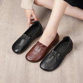 Damen Frühling Slip-on Runde Zehen Pumps Flach
