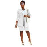 Suit Shorts Jacket Two-Piece Set Office