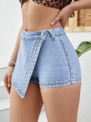Short en jean slim confortable