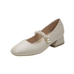 Jane Spring Low-cut Square Toe Style