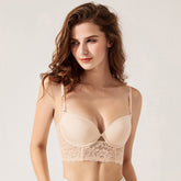 Bralette Weste BH Spitze gehäkelt große Brust zeigen kleine Unterwäsche