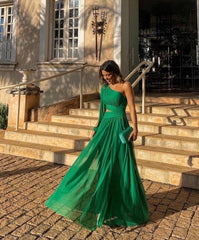 Robe longue slim fit à épaules obliques, couleur unie
