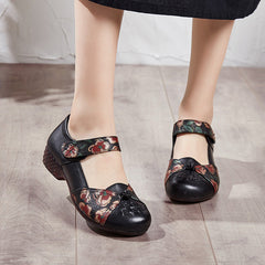 Women's Weave Mom Four Pumps Chunky