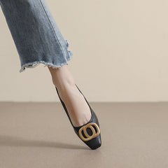 Women's Pumps Slip-on Shallow Mouth Lei Style Loafers