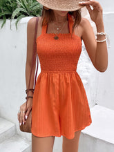 Wear Fitted Waist Backless Sleeveless Jumpsuit Short