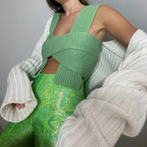 Innenbekleidung, Oberbekleidung, DIY-Modellierung, verschiedene Wollpullover mit Schnürung