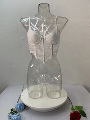 Boning Corset Lace Rhombus Hem Street Camisole